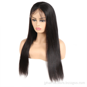 Wholesale human hair lace front wigs,Unprocessed Virgin Cuticle Aligned lace wig ,natural human hair wig For Black Woman